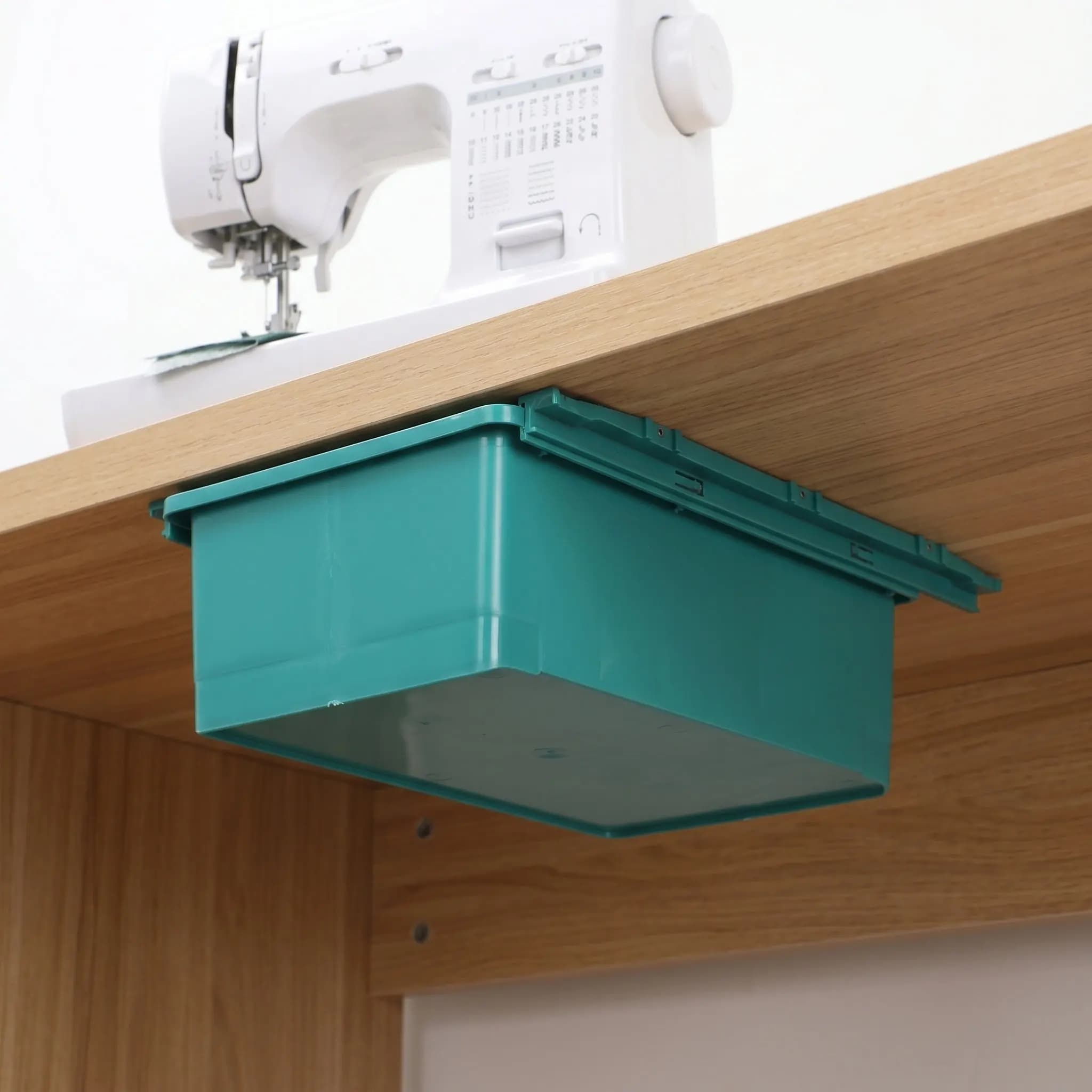 Cassetto Portaoggetti Multilivello da Scrivania, Organizzatore in Plastica Resistente a Tre Scomparti per Ufficio
