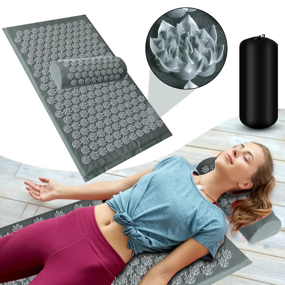 Massage Mat for Typing Yoga Acupuncture Massage Mat Relieving Back Pain Stree Mat for Spike Massage Mat for Foot Mat Shakti