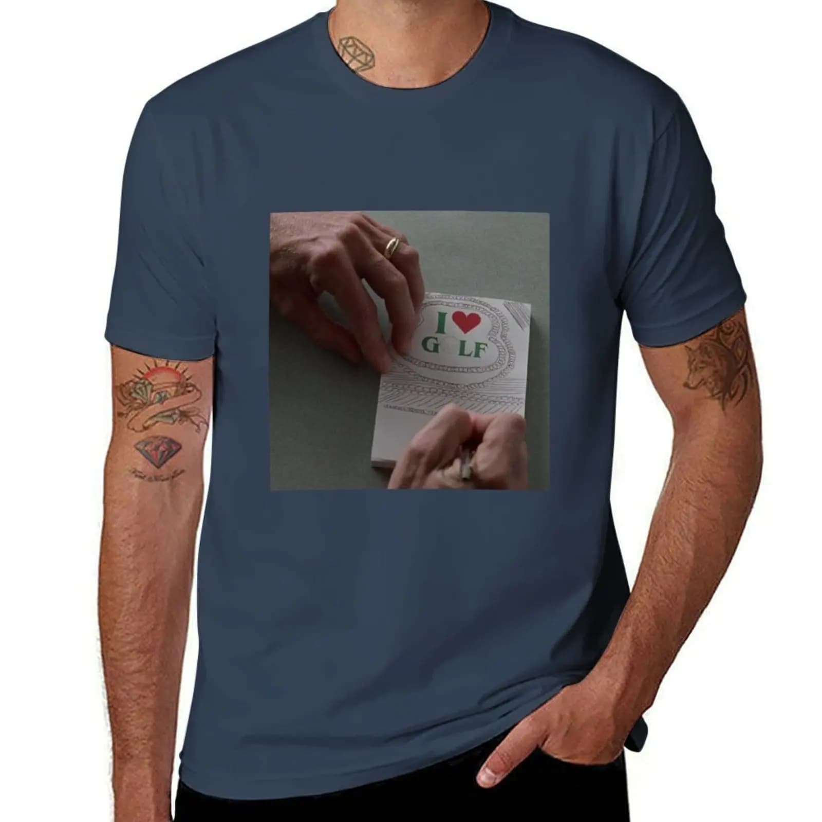 I - GOLF (COEN LOVE BROTHERS) T-shirt FARGO semplice e casual a maniche corte