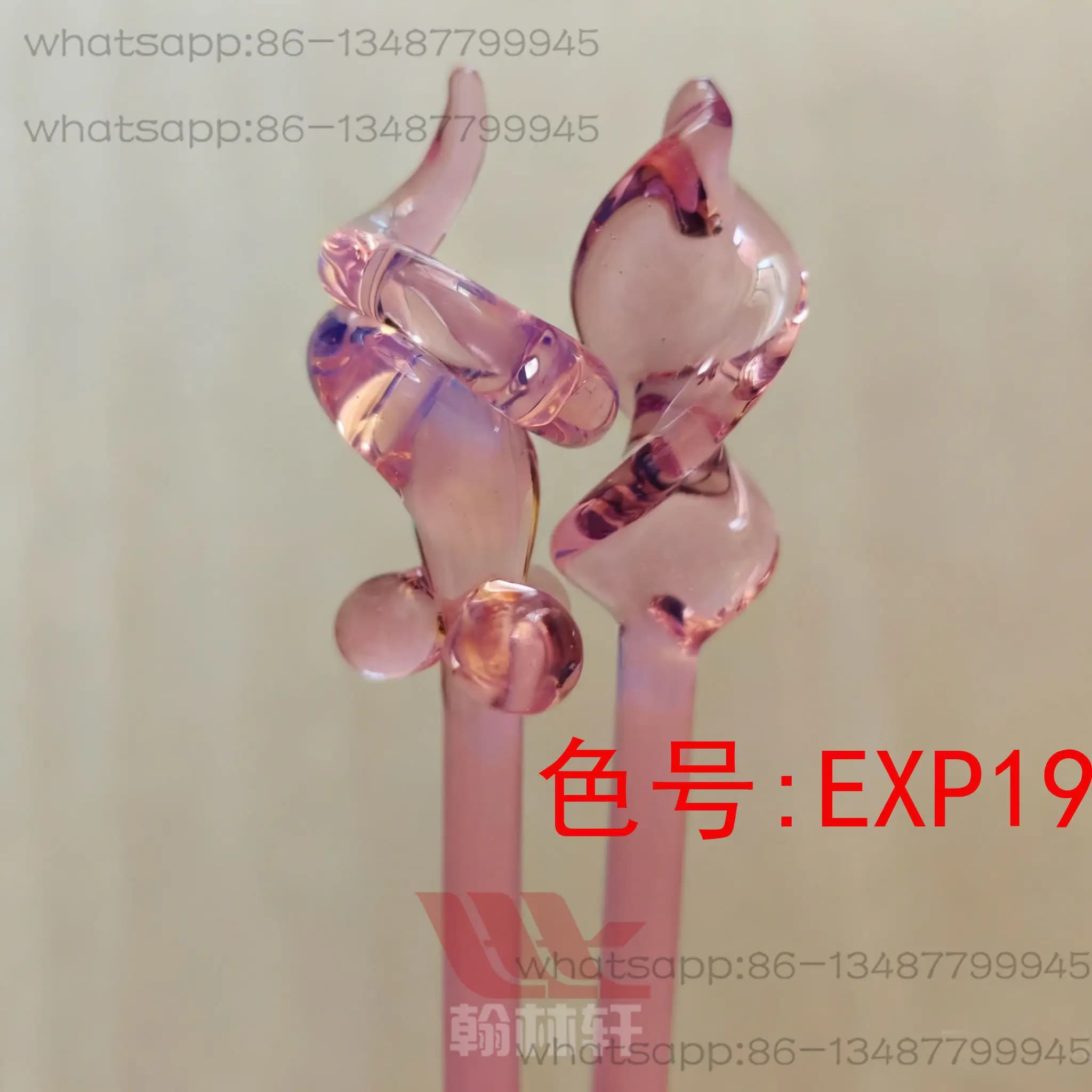 A.... ----exp19 Peach Girl Overweight Bubble Pink Protein Bar Burned Glass Color Material High Borosilicate Glass
