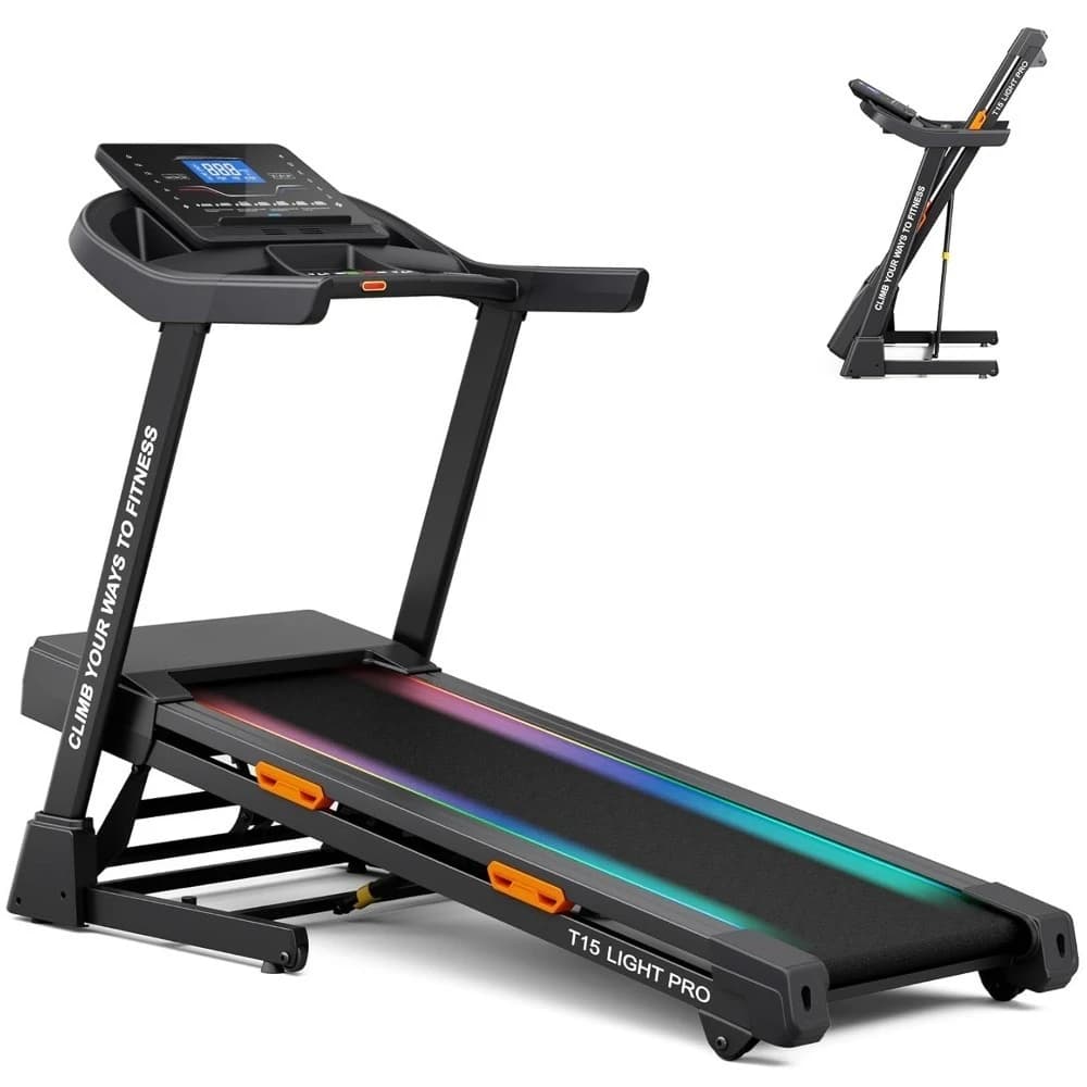 Tapis Roulant with Automatic Inclination of 20%, 12 MPH and 3.5 HP motor, 55" x 20" wide stroke with Advanced Console, All in One, Customizable