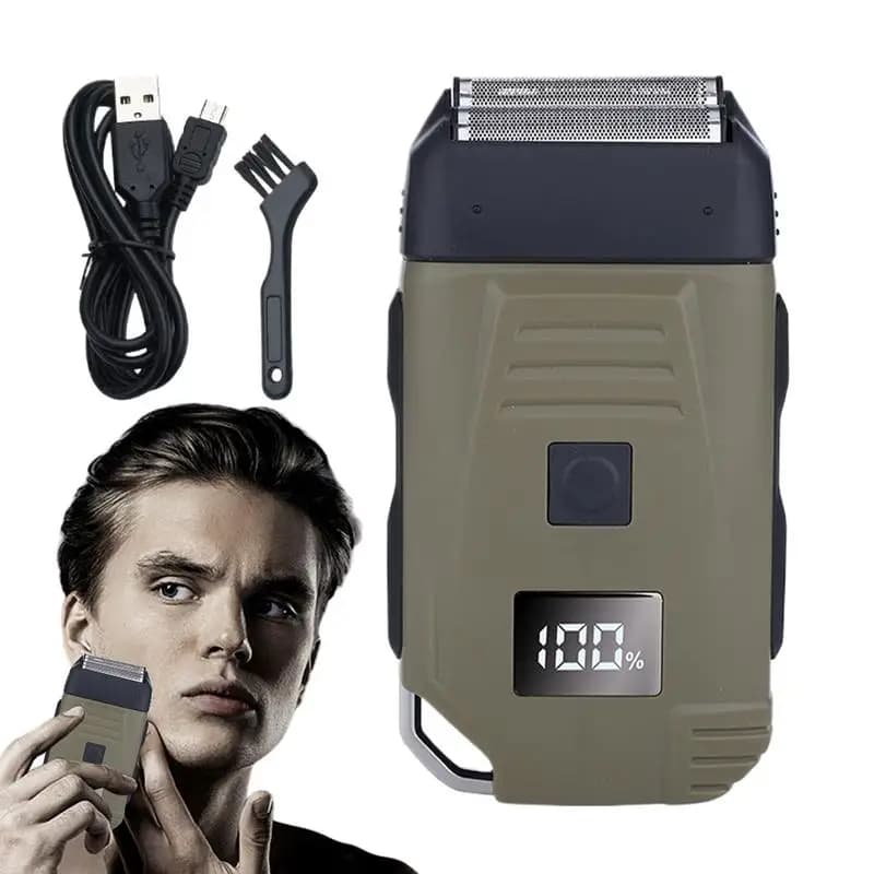 Uomo Barba Trimmer Tasca Rasoio Elettrico Barba Corpo Tagliacapelli Tasca Rasoi Trimmer Barba da Uomo Rasoi Compatti Rasoi da Uomo
