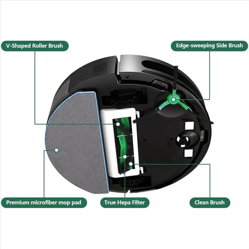 PORK-Per Irobot Roomba Essential Series Y0140 Y0110 Y0112 Robot Aspirapolvere Accessrioes Spazzola Filtri Mop Pad