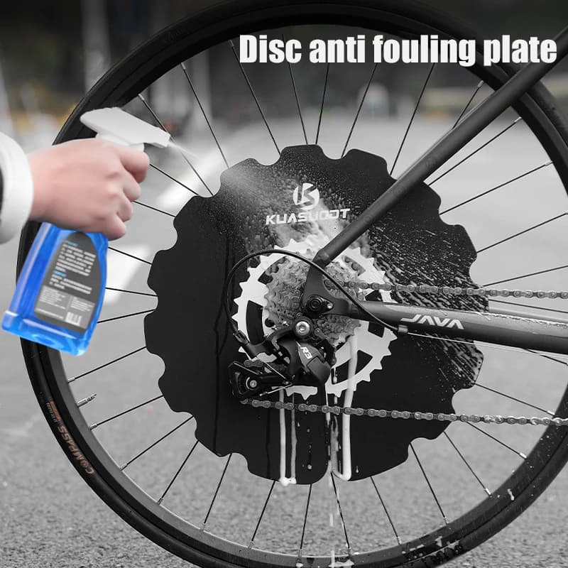 Bicycle Motorcycle Washing Disc Brake Cleaning Protection Cover Anti Grime Guard Wheel Cover For Road Mountain Bike