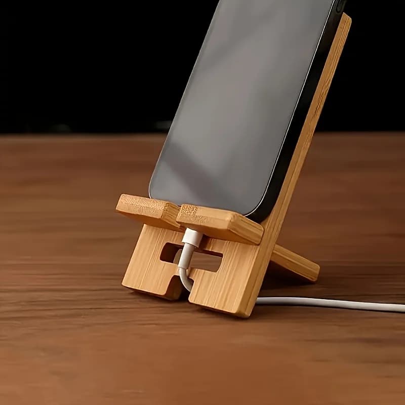 2026 Minimalist Sturdy Phone Stand Cable-Friendly Detachable Portable Compact Phone Stand Heat Dissipation Friendly Phone Stand