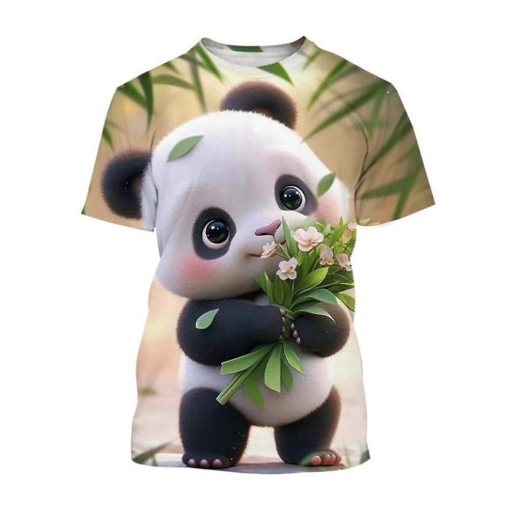Abbigliamento per bambini Stampa 3D Critisti carini e divertenti Maniche corte T-shirt grafiche Ragazzi Ragazze Girocollo Top Tee Abbigliamento per bambini