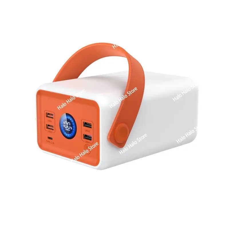 Centrale elettrica esterna portatile a ricarica rapida Power Bank da 100000 mAh per caricabatterie per telefono in streaming live da campeggio