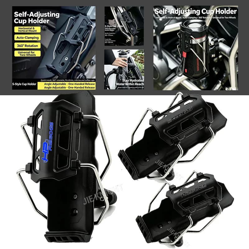 For BMW R1200GS R1250GS R1200 R1250 GS R1250GS HP Adventure Motorcycle Foldable Water Holder Bottle Bracket Drink Cup Holder