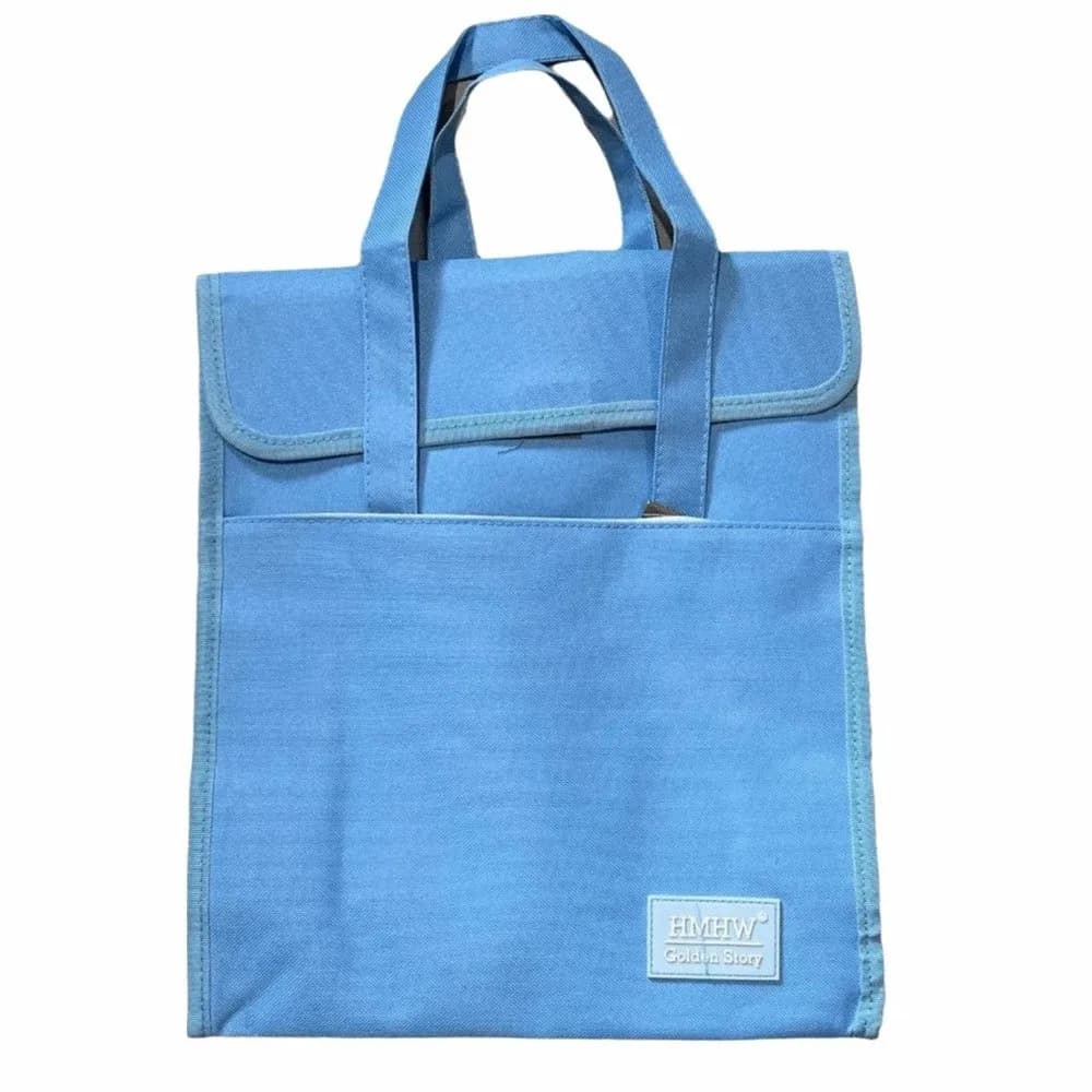 A4 File Folders Student Tutorial Bags Storage Bag File Organizer Leisure Handbag Large Capacity Tote Bag A4 Document Bag