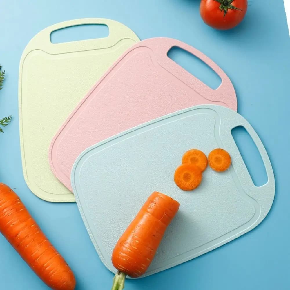 Con comodo tagliere appendiabiti tagliere per frutta in plastica d'orzo antimuffa Design Anti-trabocco addensato