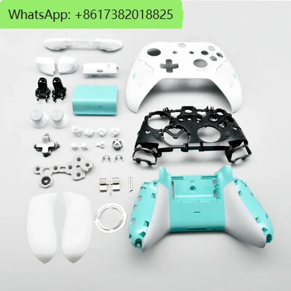Custodia Shell Custodia di ricambio per controller Xbox One S Sport Pulsanti di copertura piastra frontale bianca Kit mod Accessori in edizione speciale