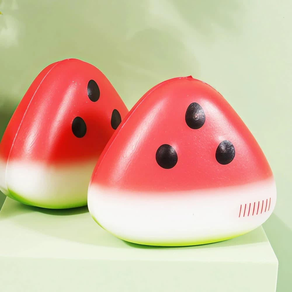 Squishy Anguria Agitarsi Toy Anti-Stress Increase Lento Fruit Pizzico Spremere Antistress Funny Pressure Reducer Prop