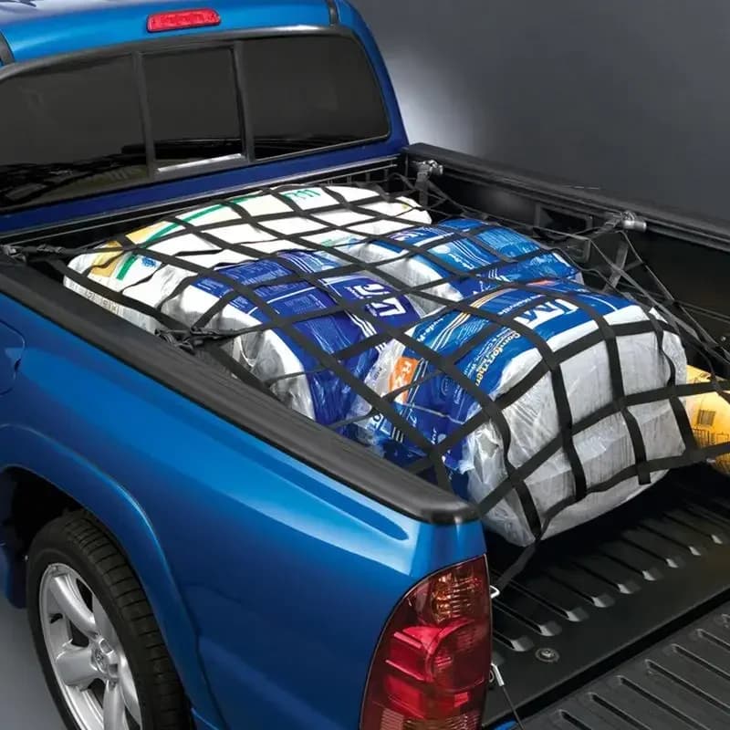 Portapacchi per carichi pesanti Rete di carico Tessitura in PVC Camion Pickup SUV Van Cargo Rete di controllo di sicurezza per parti di modifica dell'auto sul tetto dell'auto