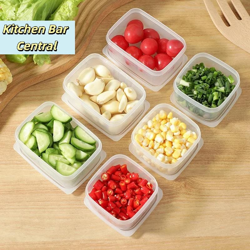 【1PC Scatola di plastica sigillata trasparente per la conservazione degli alimenti, contenitore per la conservazione della freschezza, organizer per frigorifero da cucina】