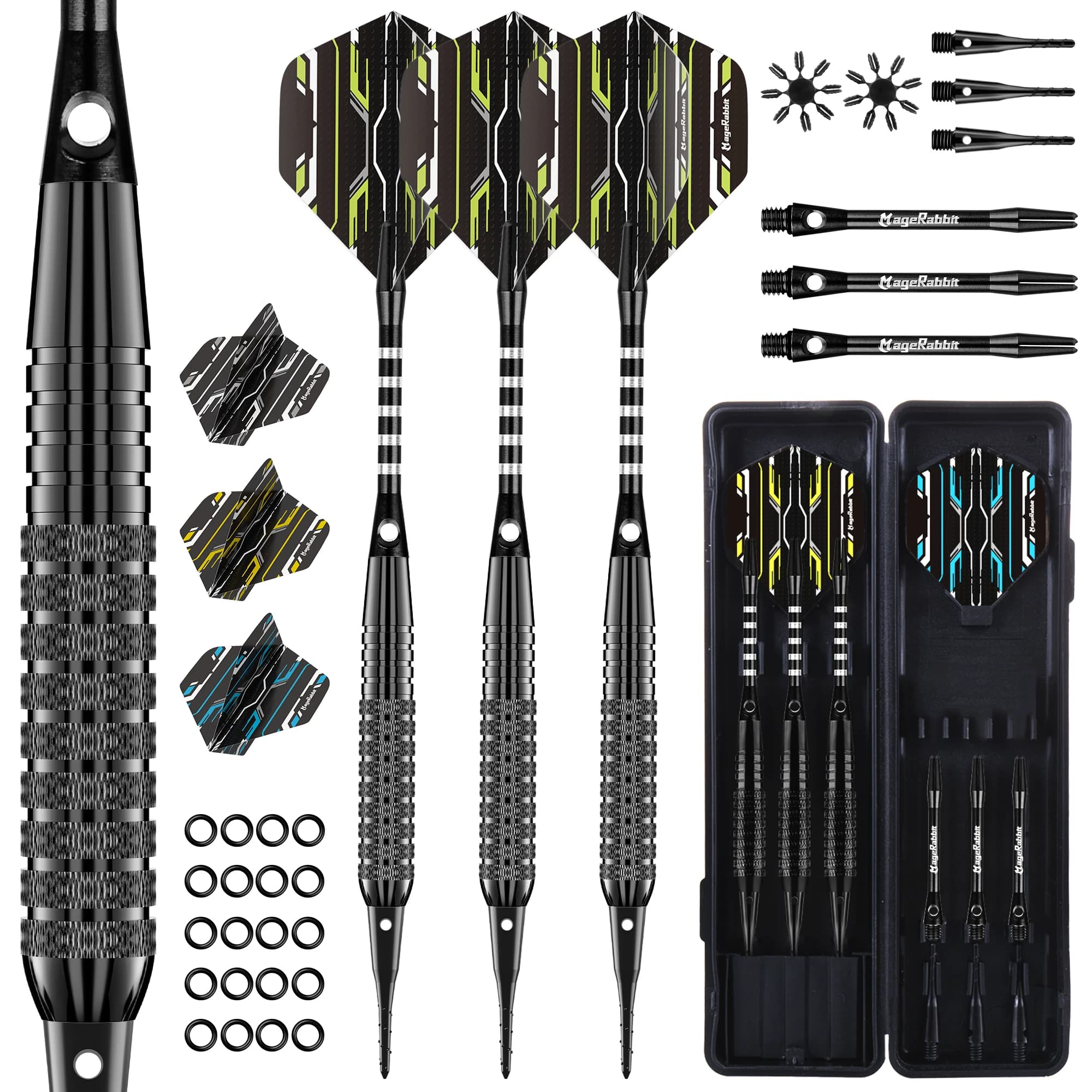 MageRabbit 3pcs 16g 2BA Iron Soft Tip darts