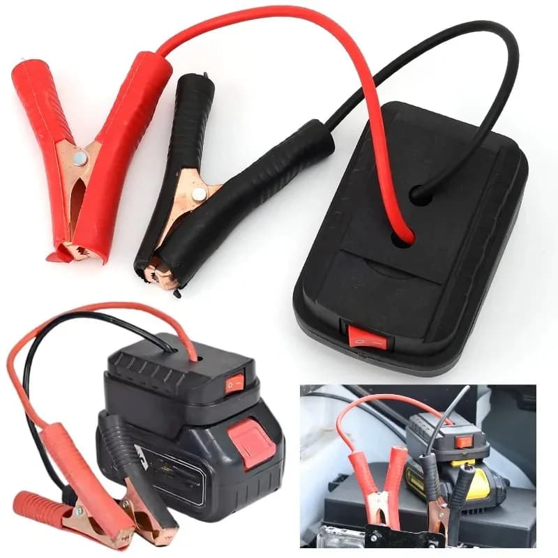 Per Makita per DeWalt per Milwaukee 18V Accenditore Jump Starter Batteria al litio per auto e moto Alimentatore di emergenza