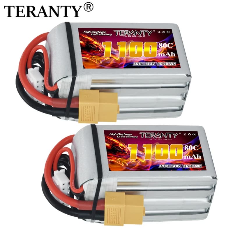 Batteria GNB 4S 1100mAh 60C/120C HV Lipo per elicottero RC Quadcopter FPV Racing Drone RC parti batteria ricaricabile 15.2V
