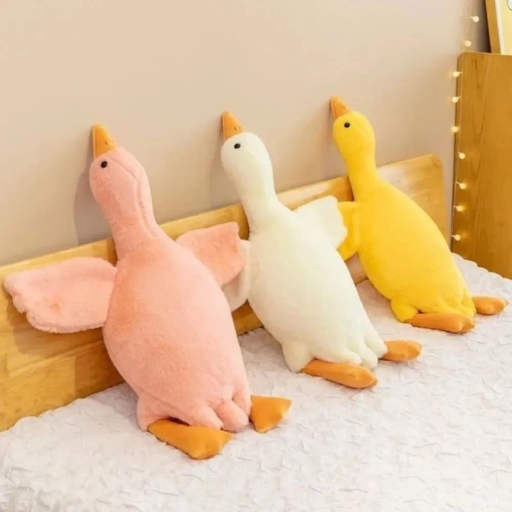Giocattolo a forma di anatra da 50 cm per gatti e cani, compagno rilassante per animali domestici, allevia l'ansia, amico per cani, regalo per l'energia e il divertimento degli animali domestici
