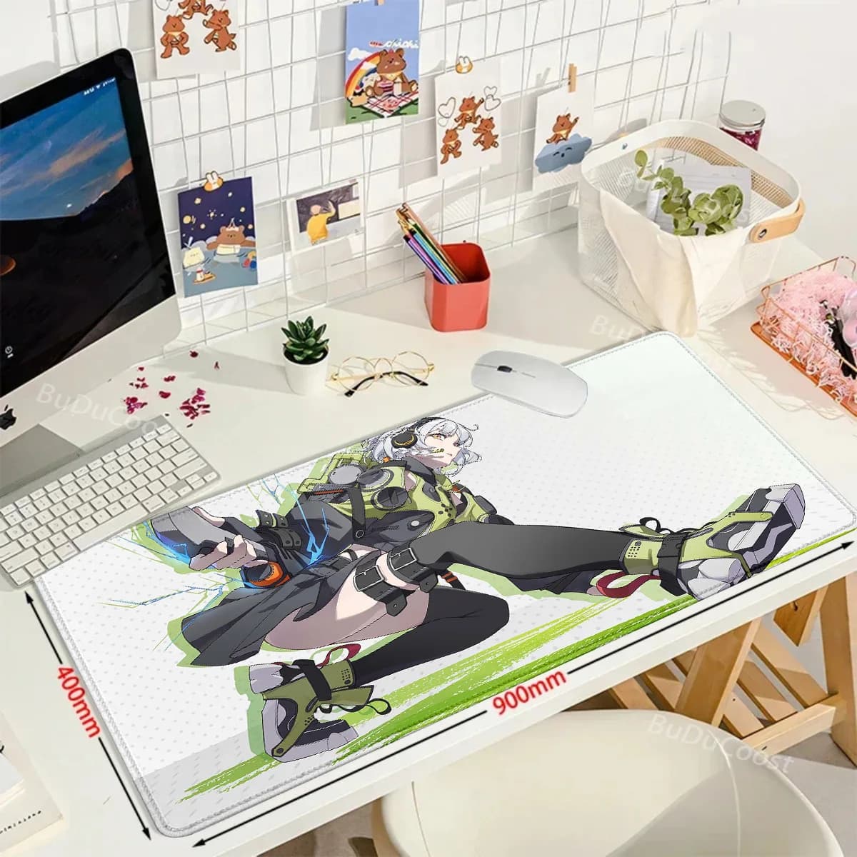 gioco Zenless Zone Zero ZZZ teclado mouse pad Anby Demara Nicole mousepad Tastiera del computer Imbottitura Accessori da gioco Tappetino da scrivania