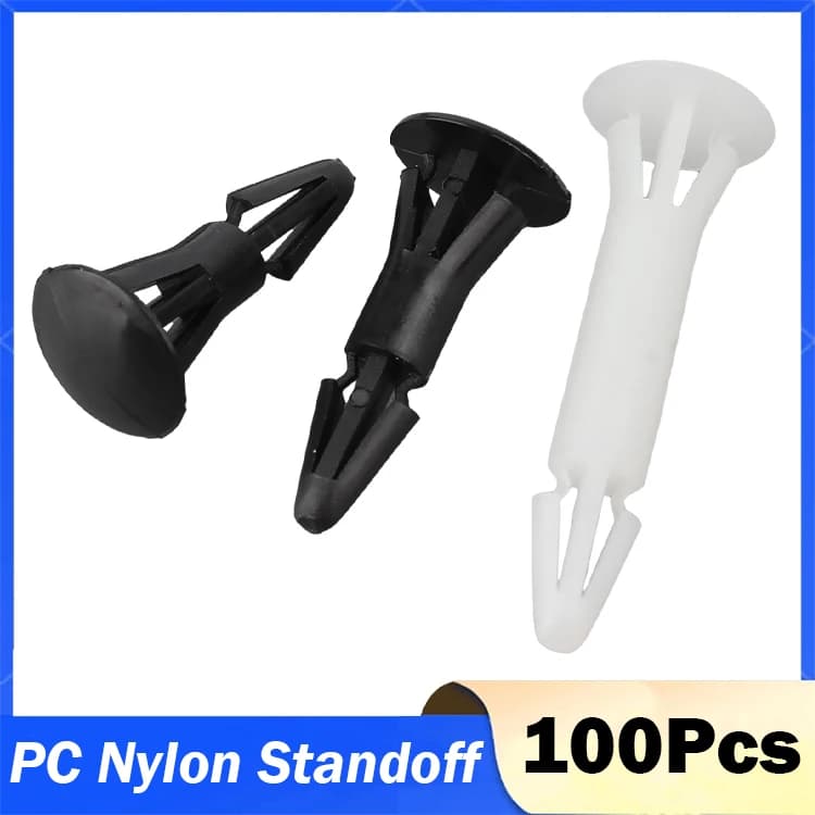 100/200 Pz Scheda PC Distanziatore Vite Bloccaggio Inversa Circuito Supporto Fisso Nylon Distanziatore Distanziatore Pilastro