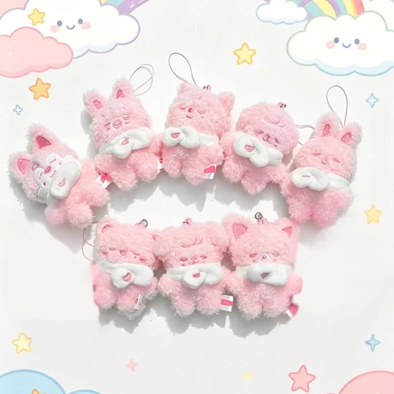 Portachiavi Mini Staykids SKZ con Ciondolo Fang Can Li Longfu Felix, Bambola Piccola da 5 cm, Regalo Essenziale per Fan Kopo