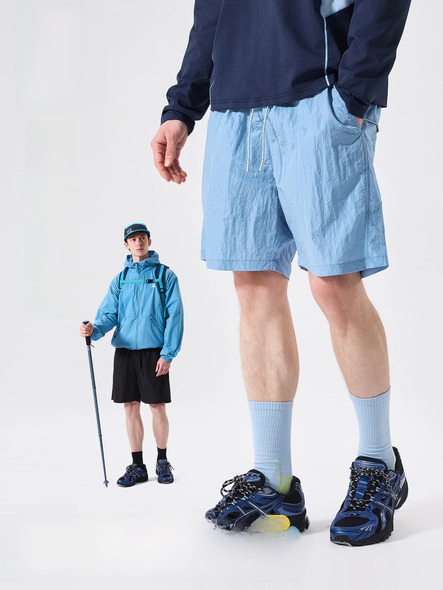 Pantaloncini Casual da Uomo LAZY DAY, Asciugatura Rapida, Traspiranti, Leggeri, Lunghezza Cinque Quarti, Abbigliamento Sportivo Estivo in Fibra di Poliestere
