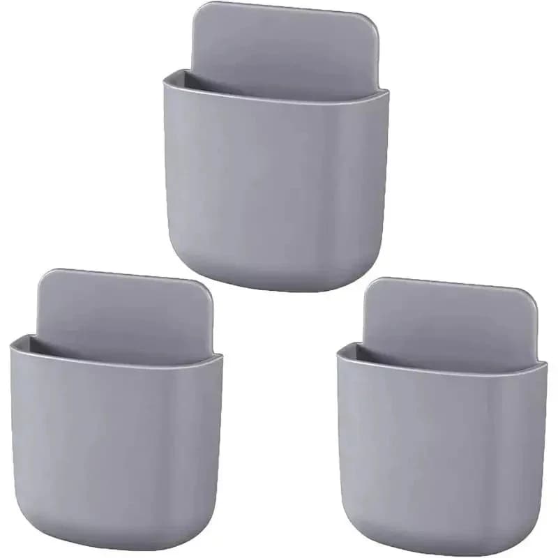 2 pcs wall mounted storage box for home use living room air conditioner remote control bedside tables for phone organizer Box1p2026