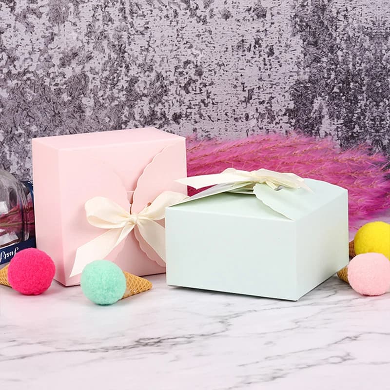 10 pezzi scatola regalo di pasqua coniglio uova di pasqua scatole di caramelle casa fai da te imballaggio sacchetti di biscotti scatola di carta decorazione festa di pasqua felice