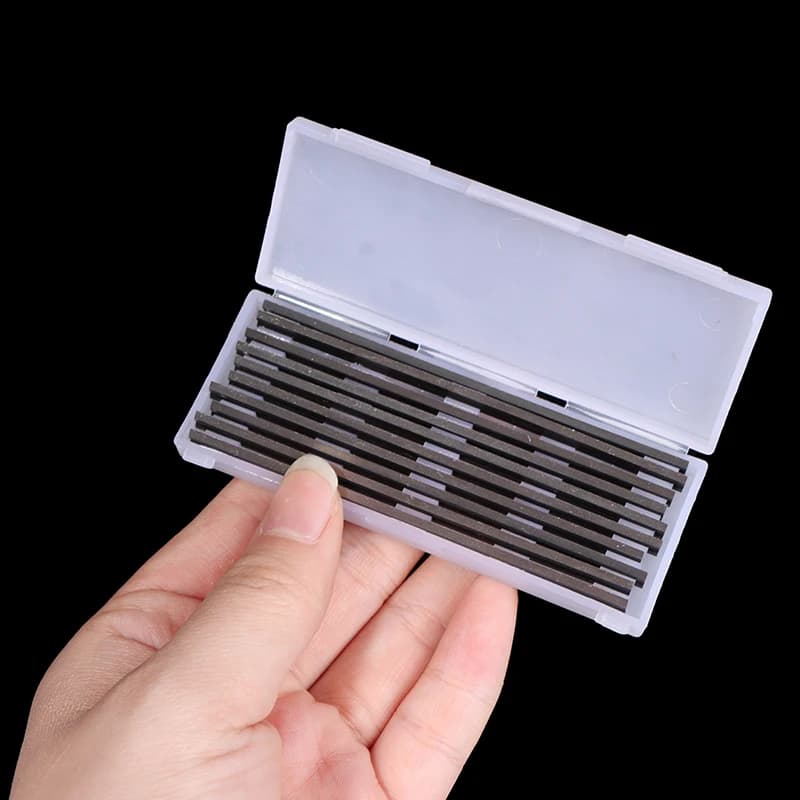 Hard metal planer blades for cutting soft hardwood panels for woodworking machinery parts 82mm 82x5.5x1.2mm 10 pcs/set