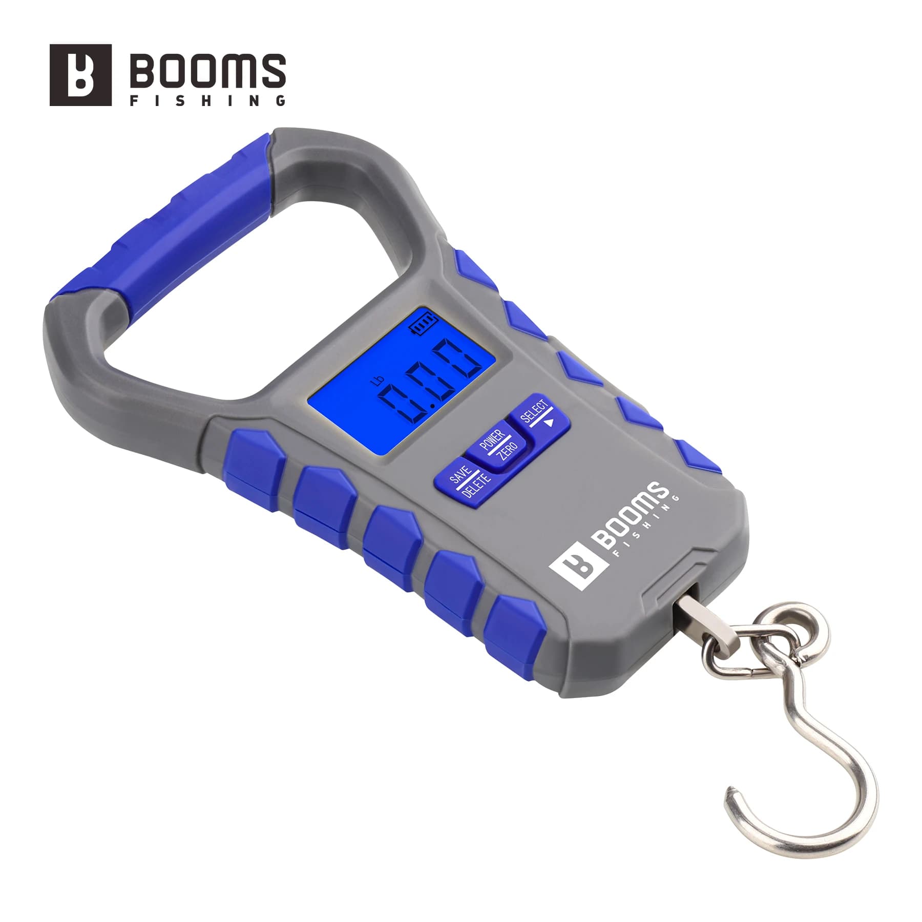 Booms Fishing XW50 LCD Bilancia digitale per pesci Potrable Bilancia impermeabile 65lb/30kg Bilancia per bagagli Ricarica Accessori per la pesca