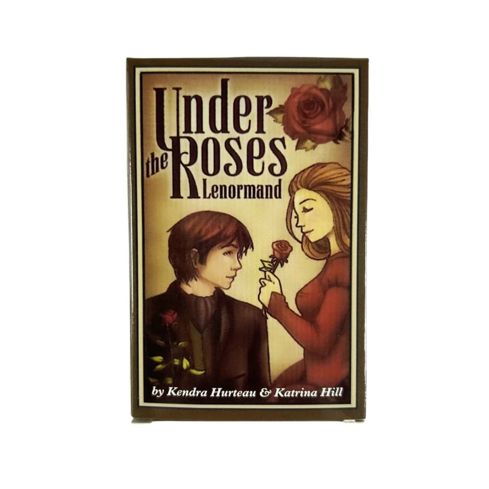 Carte Lenormand Under The Roses, 39 Carte Oracolo Tarot, Edizione Inglese per Divinazione, Mazzo di Carte da Gioco