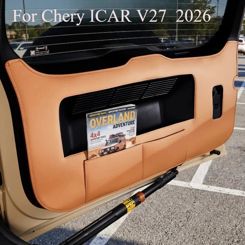 Tappetino per bagagliaio per Chery ICAR V27, protezione per portellone posteriore, organizer per vano portaoggetti posteriore, rivestimento anti-graffio per bagagliaio