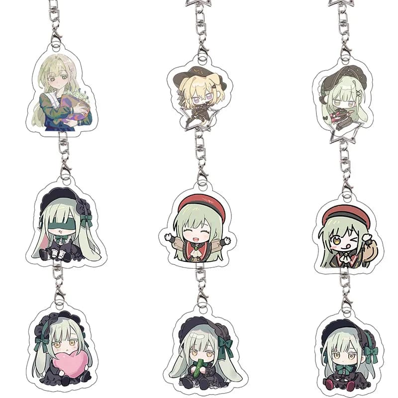Kawaii Student Ave Mujica Acrylic Keychain BanG Dream! It's MyGO Wakaba Mutsumi Mortis Bag Decor Anime Cartoon Pendant Gift