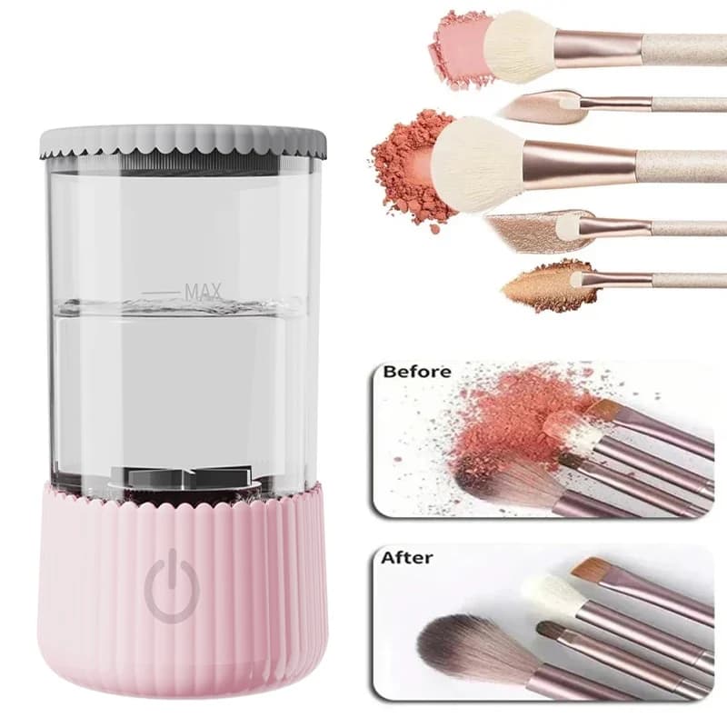 Electric Makeup Brush Cleaner 3 in 1 USB Spin Makeup Brush Rotary Cleaning Washing Machine Beauty Brush Dryer Makeup Tools