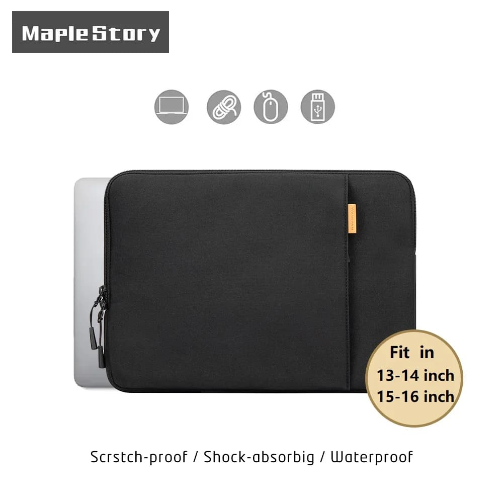 360 ° Custodia protettiva per laptop per MacBook Pro M4/M3/M2/M1 da 13 14 15 16 pollici e laptop Surface 7 13,8", custodia resistente all'acqua