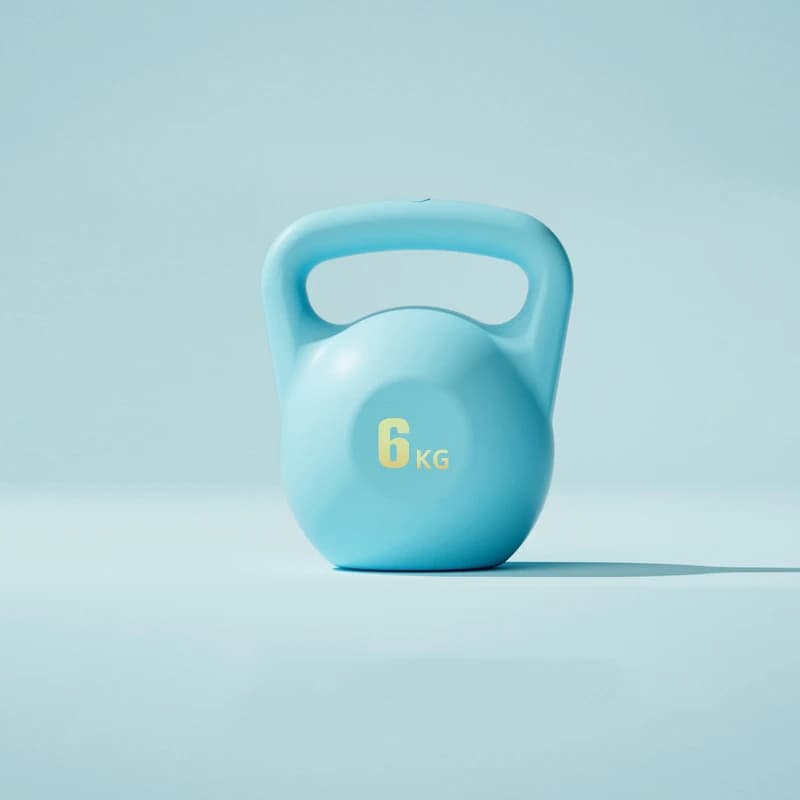 Soft PVC Kettlebell for gym, fitness and home workouts - Free weights filled with water