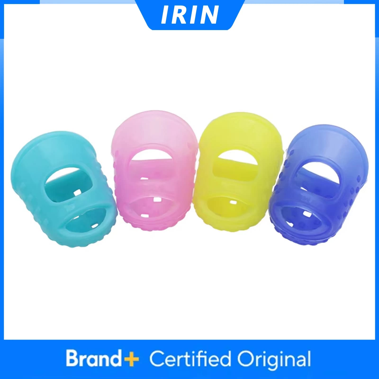 IRIN 4 Pezzi Protezioni per Dita in Silicone per Chitarra e Ukulele, Accessori per Chitarra