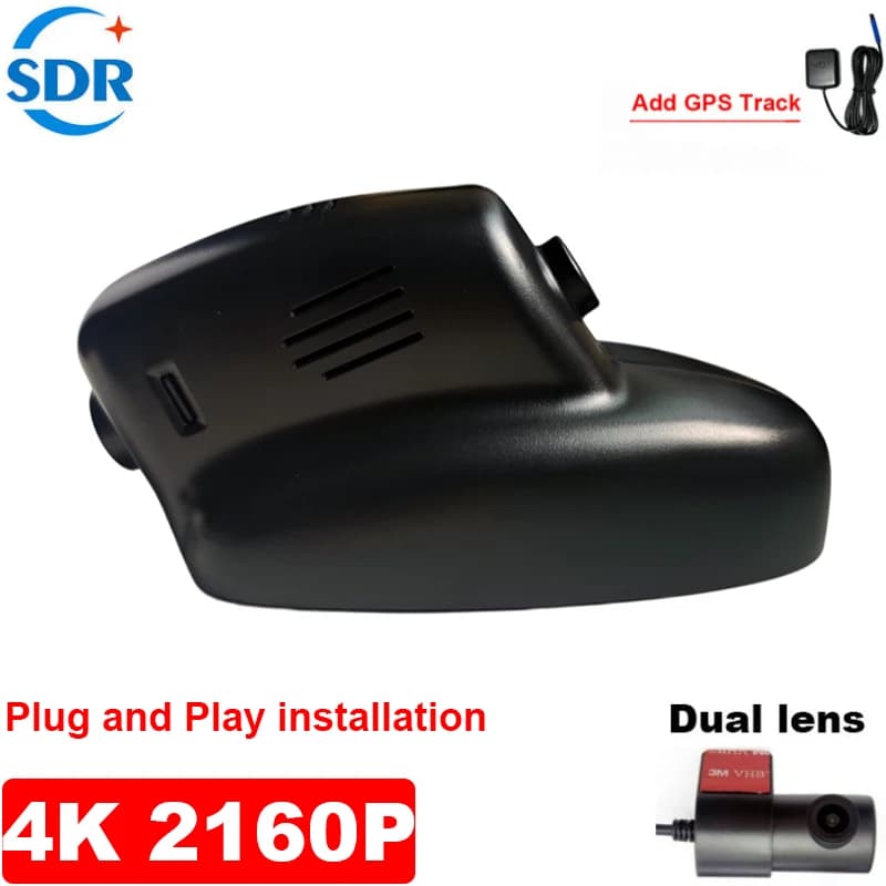 Videocamera Dash Cam per videoregistratore DVR per auto Plug and play 4K 2160P per Volvo XC60 S90 V90 S90 T4 2.0T, T5 2.0T / CROSS COUNTRY T5