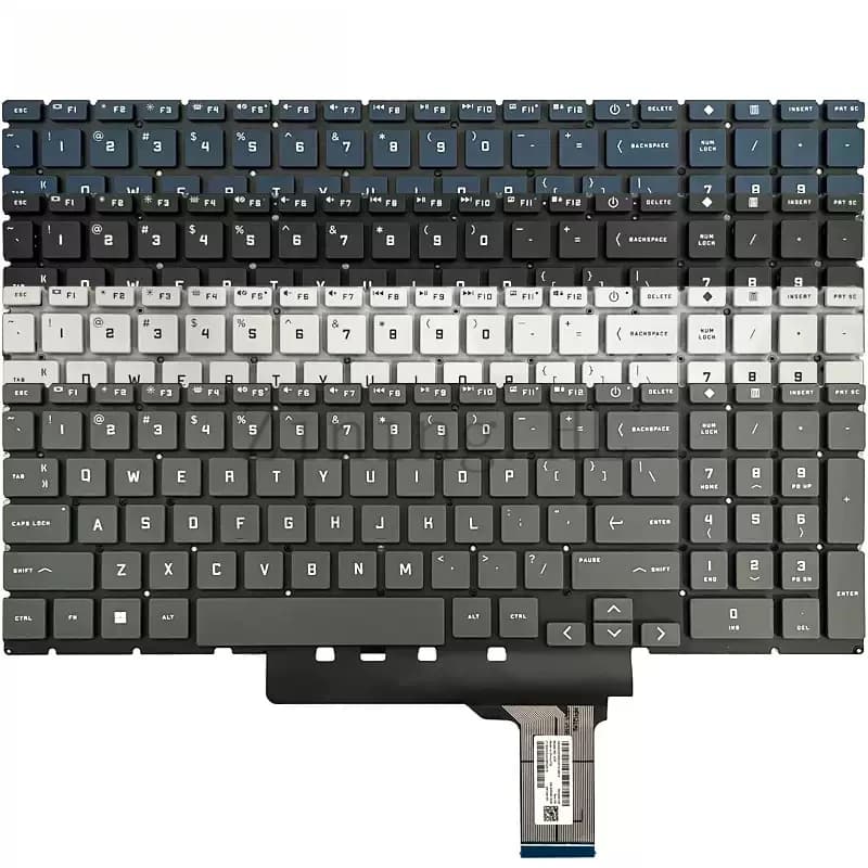 For HP Victus 16.1 inch Gaming 16-D 16-E 16-S 16-R Keyboard with backlight