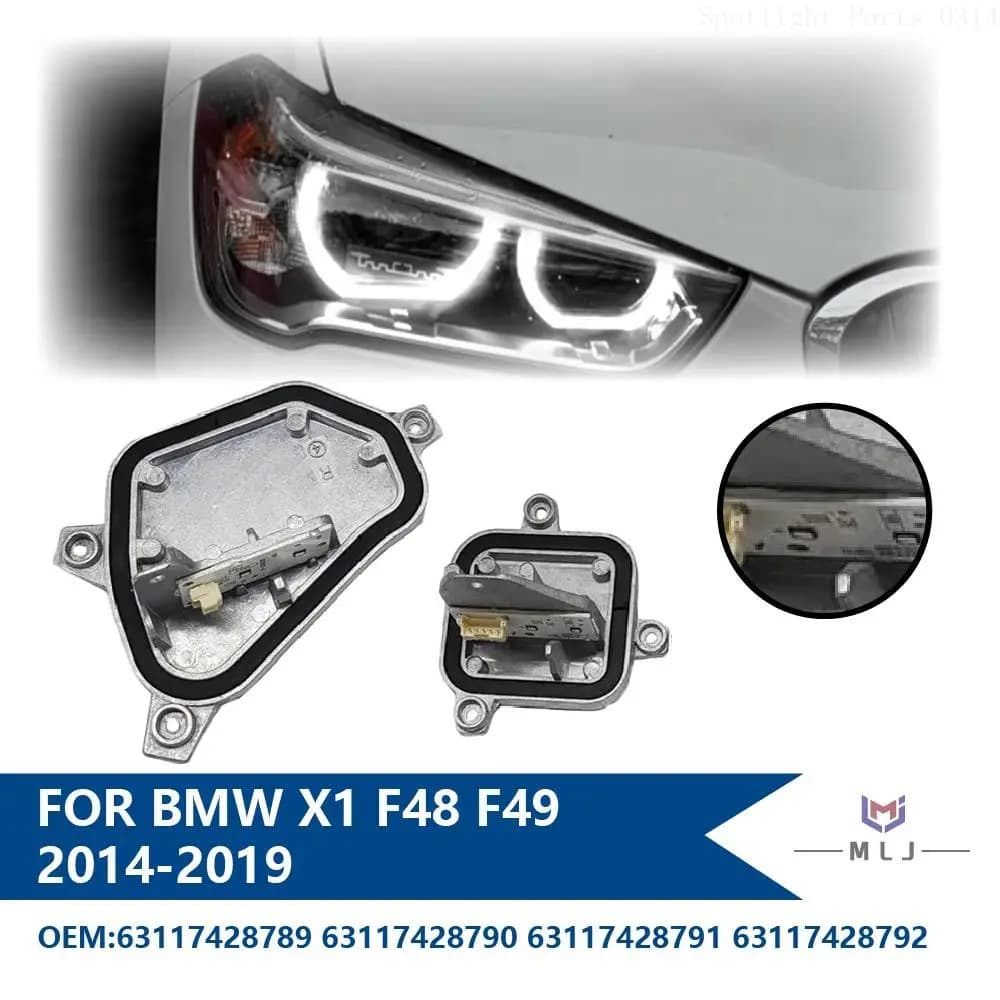 For BMW X1 X2 F48 F49 2014-2019 63117428789 63117428790 Headlight LED Control ModuleAngel Eye DRL Module 63117428791 63117428792