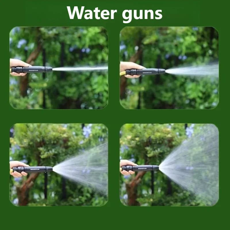 Water Gun Adjustable Metal Garden Spray Gun High Pressure Car Washing Strong Water Gun Sprinkler Sprinkler Irrigation Tools