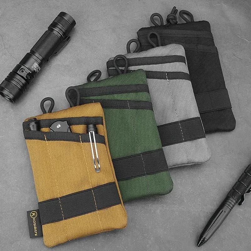 Mini EDC Pouch Multifunctional Outdoor Sports Camping Hiking Purse Wear-resistant for Camping Hiking Mountaineering