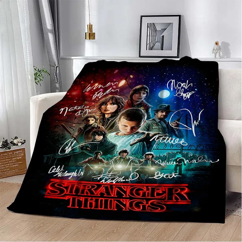 Coperta in Flanella Personalizzata con Stampa 3D Horror e Thriller, Coperta Calda per Soggiorno, Divano, Campeggio, Picnic, Regalo per le Feste