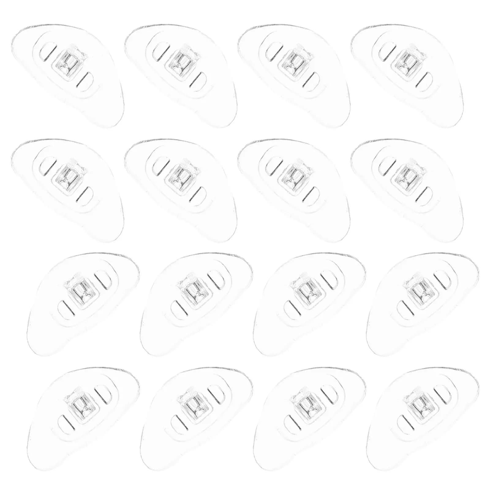 20 paia di cuscinetti nasali in silicone per occhiali, ricambi morbidi, flessibili, ergonomici, antiscivolo, per l'uso quotidiano e lo sport
