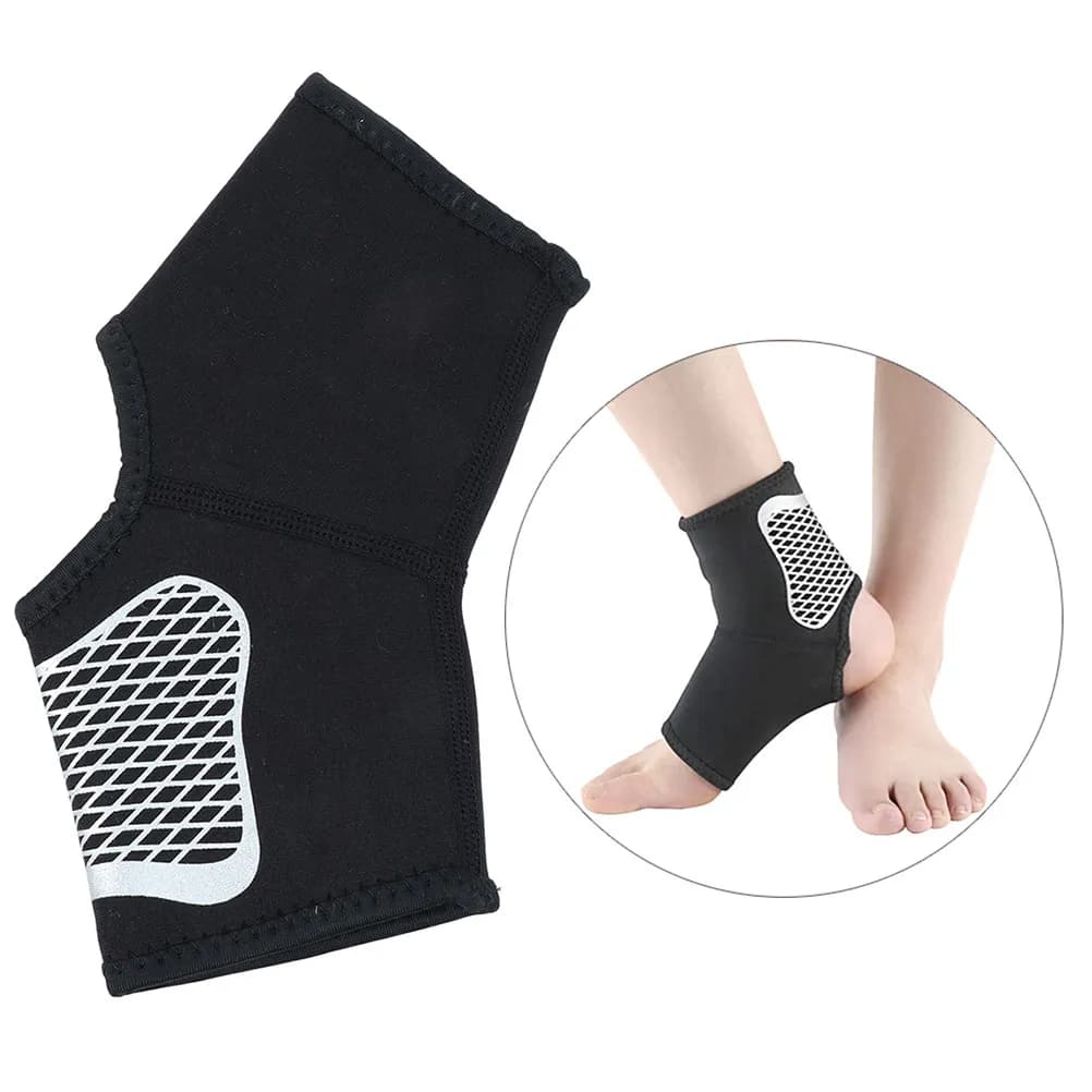 Supporto per caviglia traspirante da 2 pezzi per uomo e donna, atleti, corsa, ciclismo, sport, sollevamento pesi, caviglia stirata