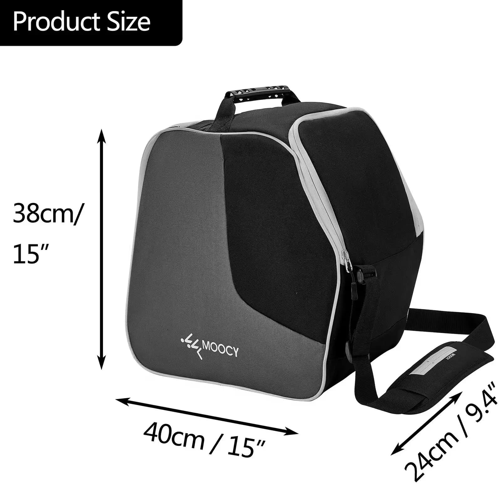 Borsa da viaggio per scarponi da sci con tracolla, borsa portaoggetti portatile per occhiali, giacca, abbigliamento, guanti, uomo e donna
