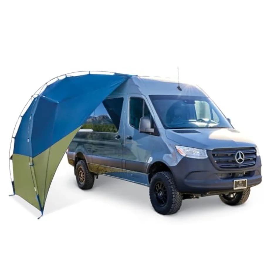 Tenda da sole Sideroads per campeggio in auto, tailgating e viaggi estivi in spiaggia, protezione dagli elementi e dai raggi UV, montaggio universale robusto.