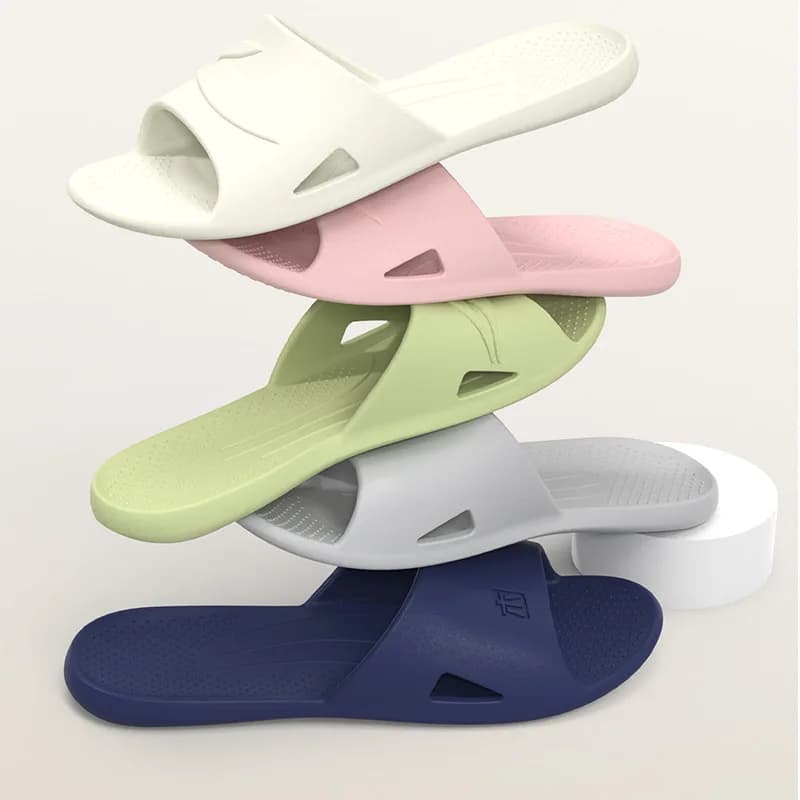 Summer Unisex Portable Foldable EVA Slides Quick Dry Massage Soft Non Slip Travel Bathroom Indoor