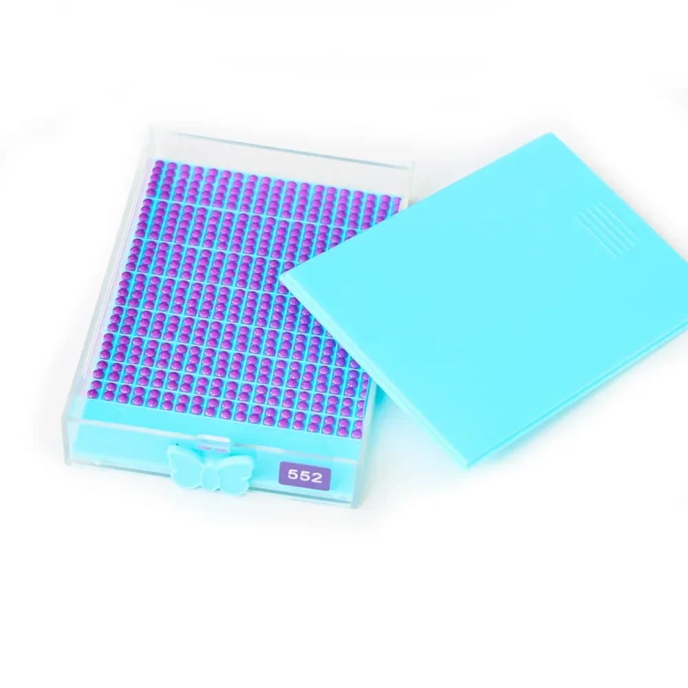 1 pz Kit di strumenti per Diamond Painting: Vassoio, Contenitore per strass, Imbuto, Schermo, Disco per applicazione strass, Disco di separazione, Penna per mosaico di diamanti, Piatto per nail art e perline