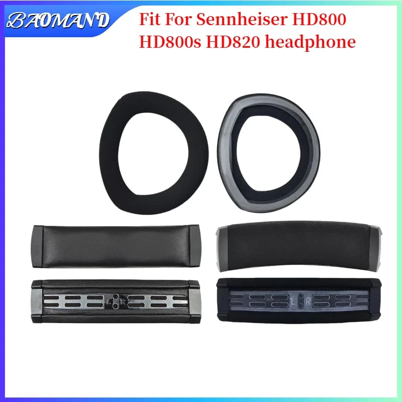 Ear pads for Sennheiser HD800 HD800s HD820 Headphones Replacement Earmuffs Ear pillows headband pads